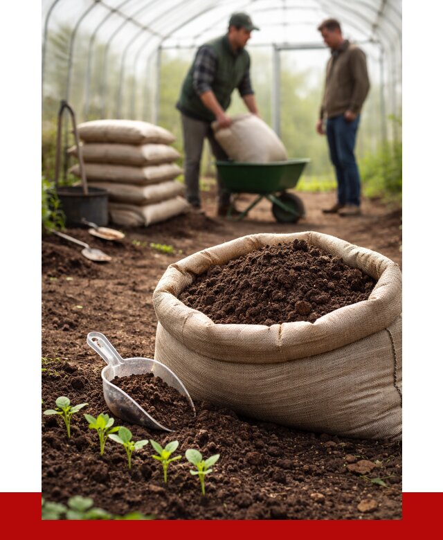 Грунт для теплицы в Кропоткине с доставкой от 1629 р. | ПРОНЕРУДКрп