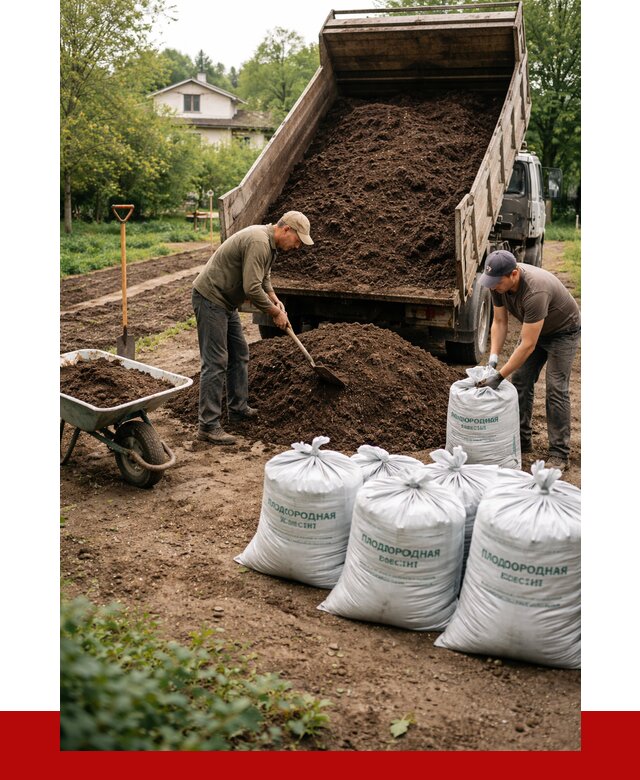 Плодородная смесь в Кропоткине от 4561 р./куб с доставкой | ПРОНЕРУДКрп