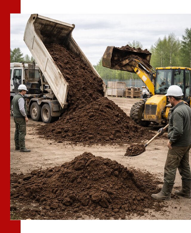 Доставка торфа оптом и в мешках в Кропоткине