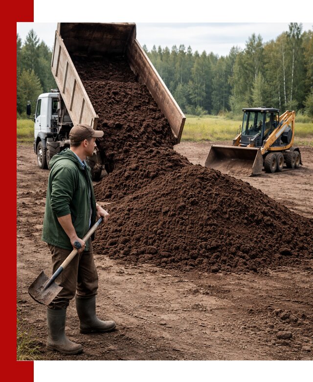 Купить верховой торф с доставкой в Кропоткине для садоводства и растений