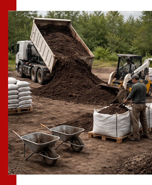 Доставка и продажа торфогрунта в Кропоткине оптом и в розницу