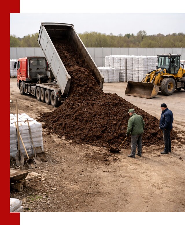 Доставка торфяных смесей оптом и в розницу в Кропоткине