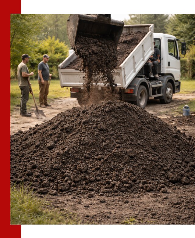 Доставка и продажа чернозема в Кропоткине оптом и в розницу