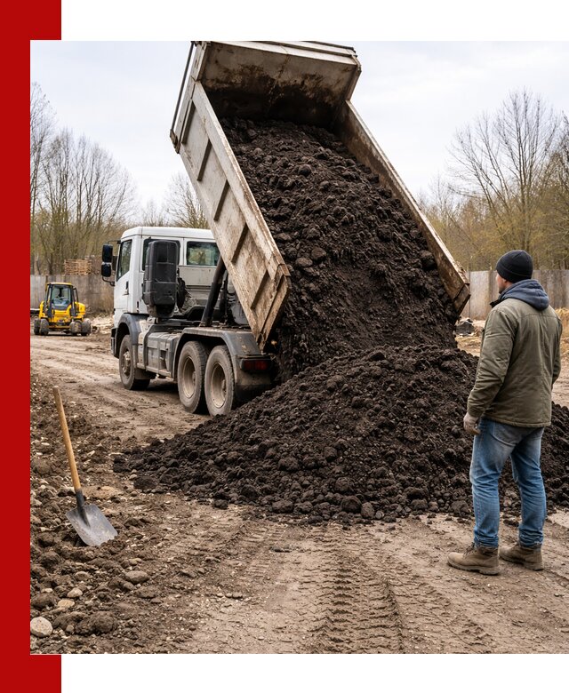 Доставка чернозема навалом в Кропоткине быстро и выгодно