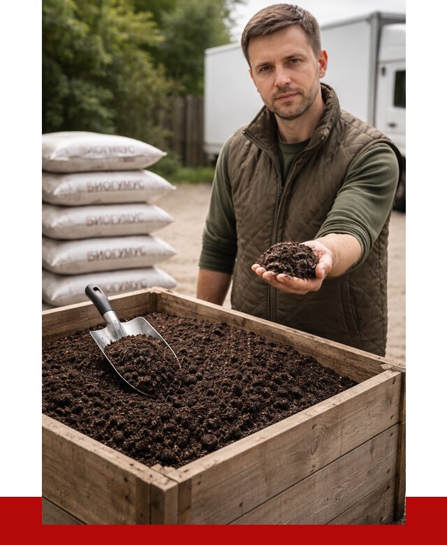 Купить биогумус в Кропоткине с доставкой от 9230 р. за куб | ПРОНЕРУДКрп