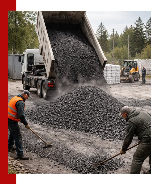 Доставка и продажа асфальтного гранулята в Кропоткине