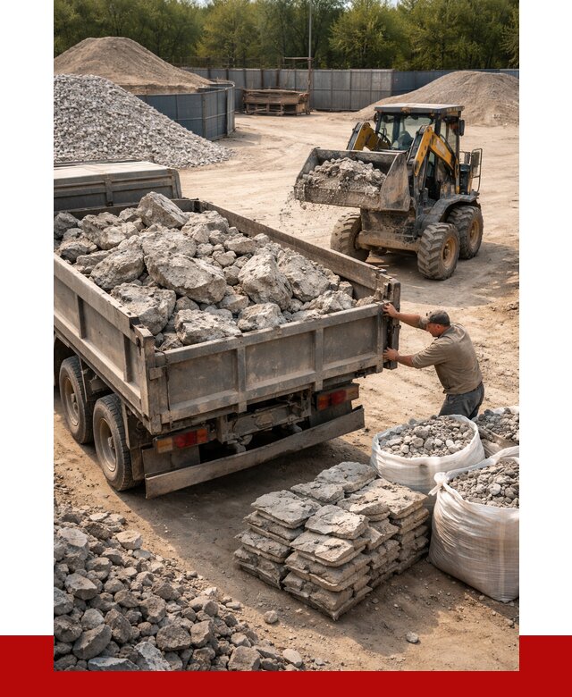 Купить бой бетона с доставкой в Кропоткине от 5212 р. | ПРОНЕРУДКрп