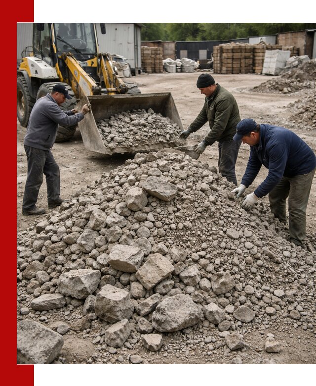 Демонтаж и вывоз бой бетона в Кропоткине