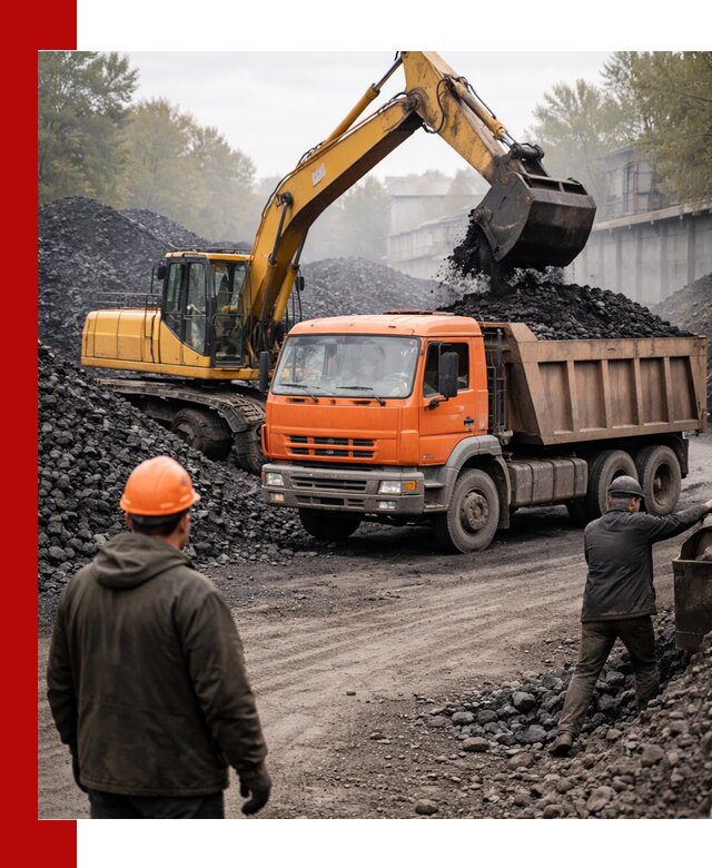 Доставка угля автотранспортом в Кропоткине быстро и выгодно