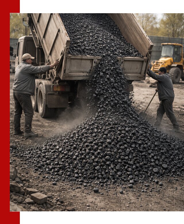 Доставка угля семечка самосвалами в Кропоткине