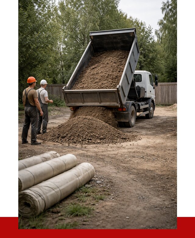 Доставка сыпучих материалов самосвалом в [cvi] от 4561 р. | ПРОНЕРУДКрп