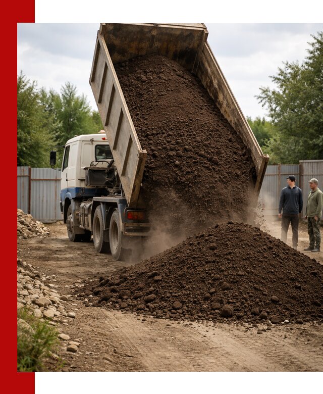 Доставка самосвалом 10 кубов в Кропоткине быстро и надёжно