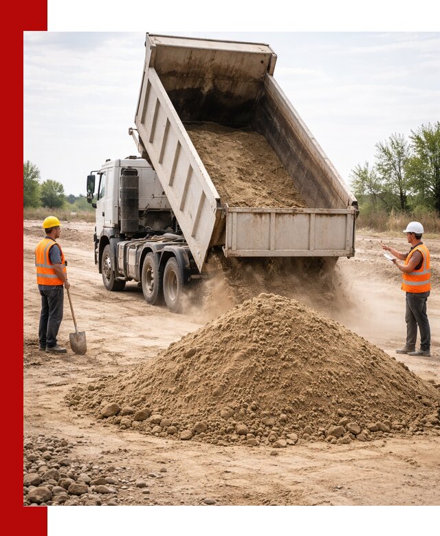 Доставка самосвалом 15 кубов в Кропоткине за город и по городу