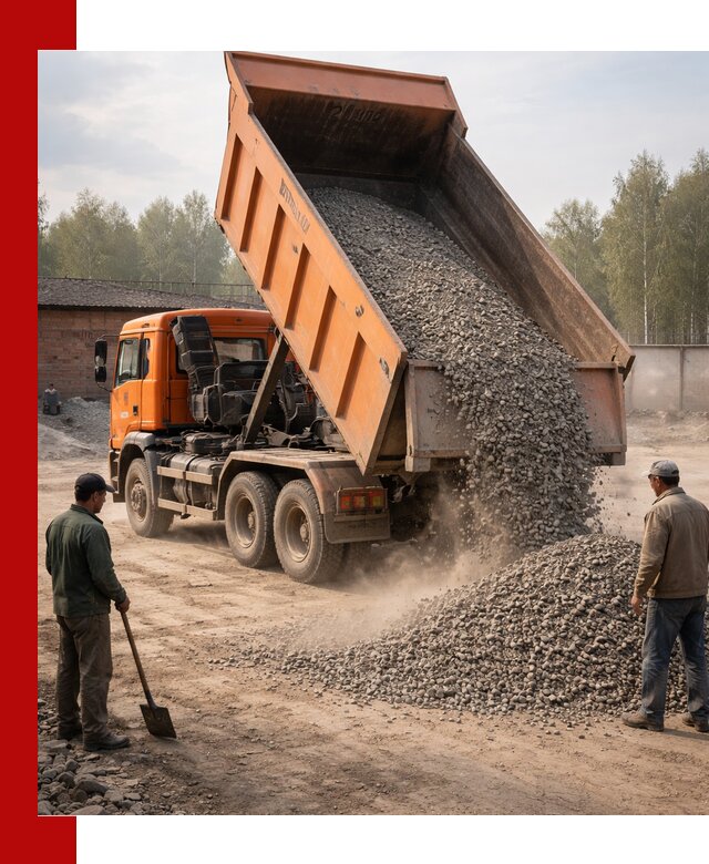 Доставка самосвалом 20 м3 в Кропоткине быстро и надежно