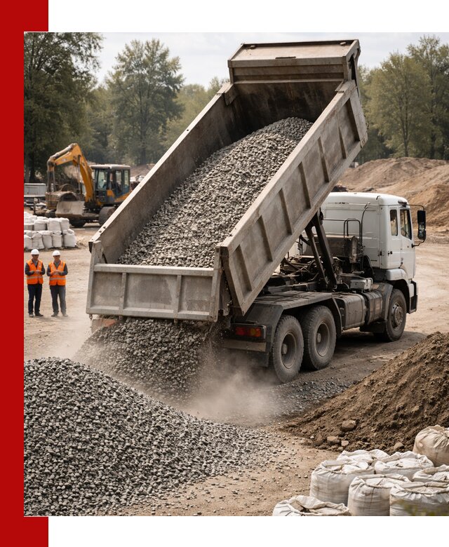 Аренда самосвала в Кропоткине для доставки сыпучих и нерудных материалов