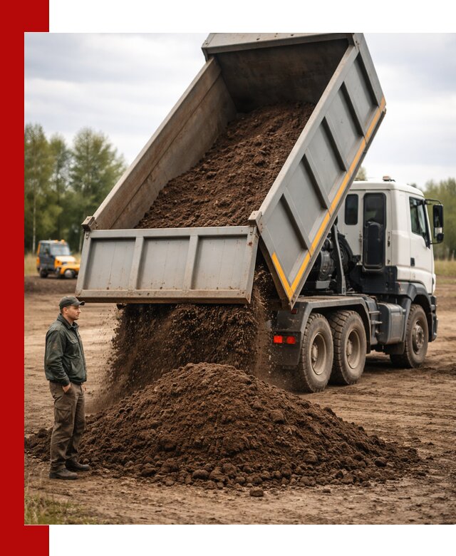 Аренда самосвала с водителем в Кропоткине для сыпучих грузов и навоза