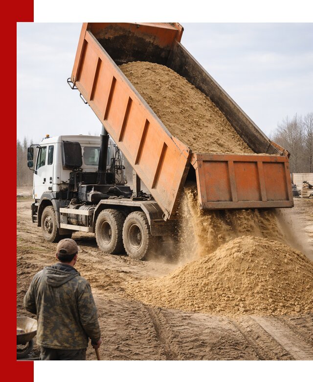 Аренда самосвала 20 тонн для перевозки грузов в Кропоткине