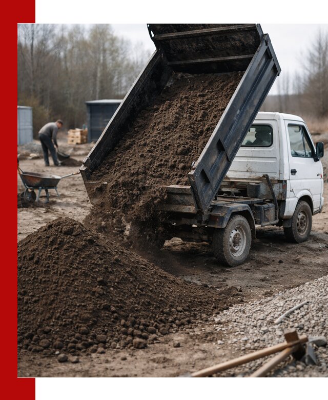 Аренда минисамосвала в Кропоткине для доставки сыпучих материалов