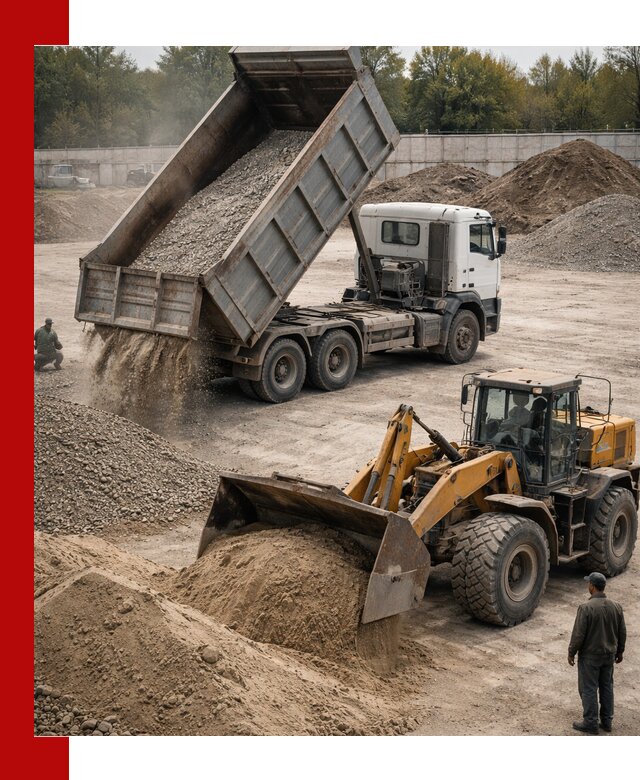 Перевозка сыпучих грузов самосвалами и бортовыми в Кропоткине