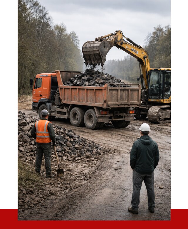 Вывоз асфальта в Кропоткине от 4887 р. самосвалом ПРОНЕРУДКрп