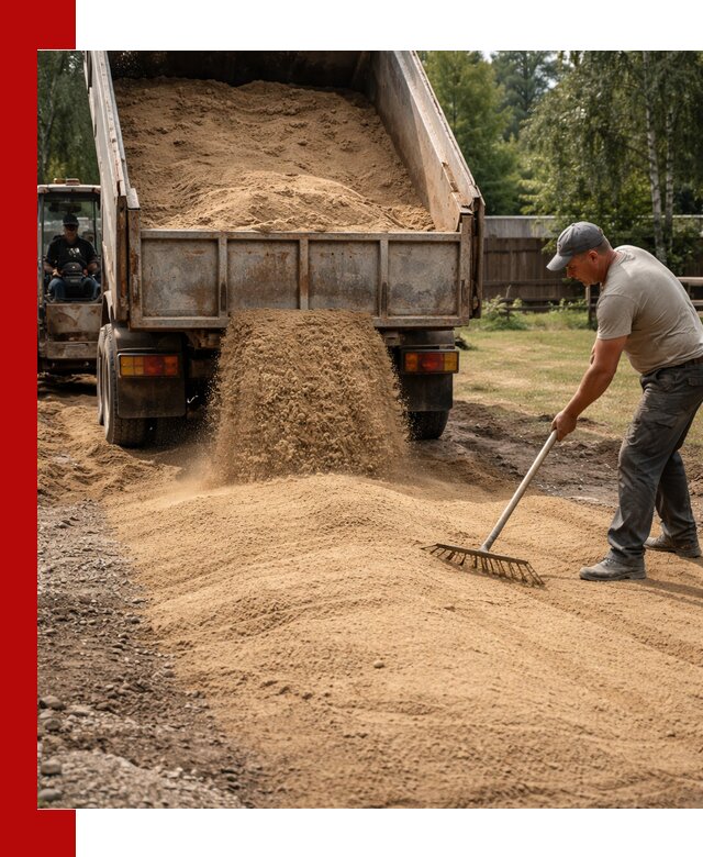Отсыпка участка песком в Кропоткине быстро и качественно
