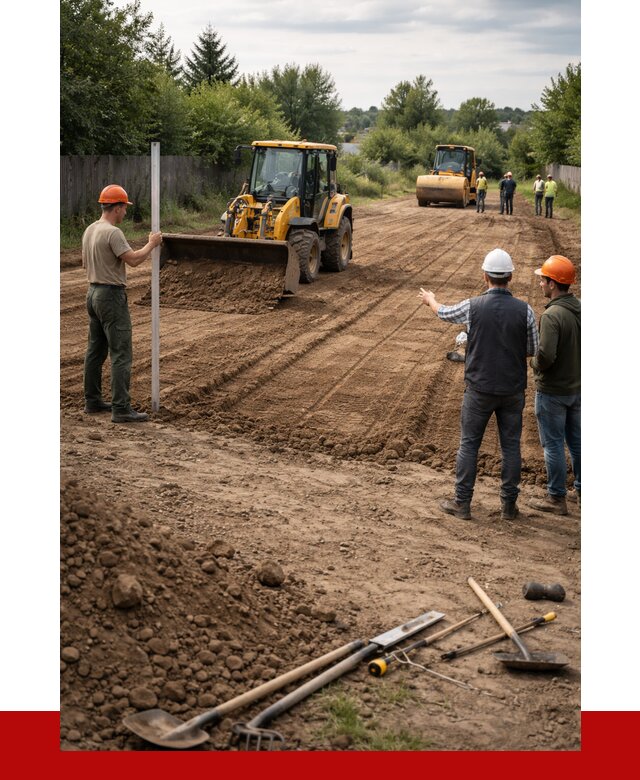 Планировка участка грунтом в Кропоткине от 4887 р ПРОНЕРУДКрп