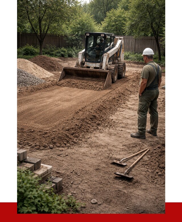 Выравнивание участка под ключ в Кропоткине от 3801 р. | ПРОНЕРУДКрп